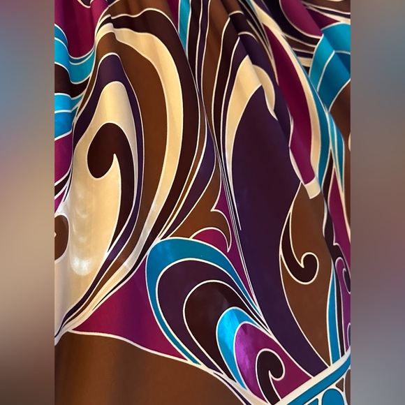 ⬇️✅MAGGY 60%Off🙃NWT LONDON DRESS Autumn Swirls, great Design - Picture 3 of 8